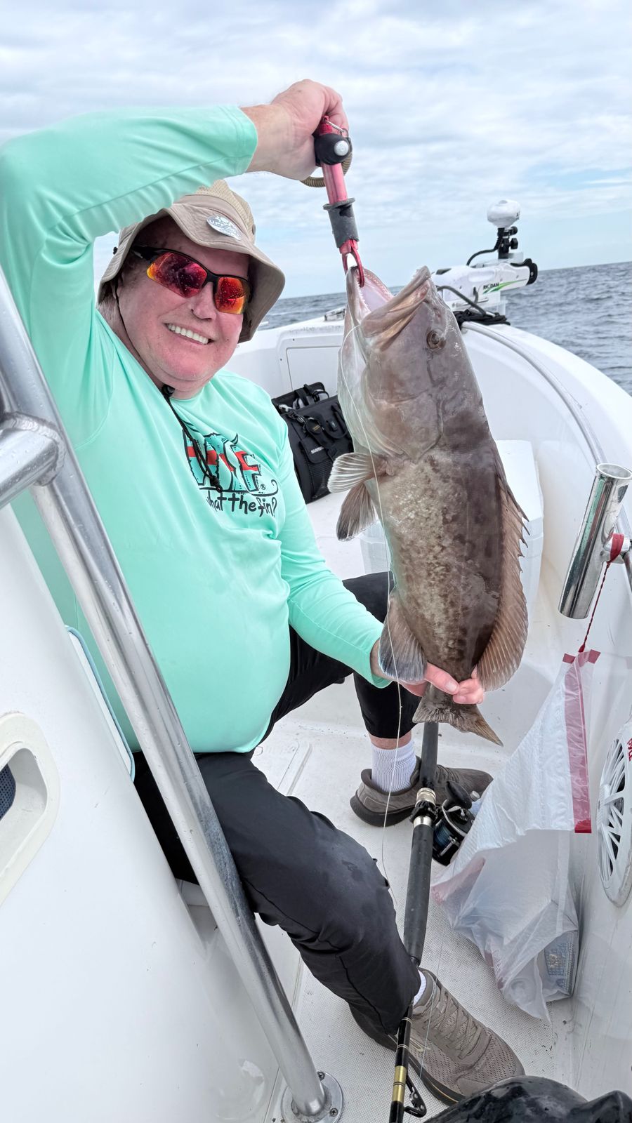 Gag Grouper caught during fishing tour in Callaway
