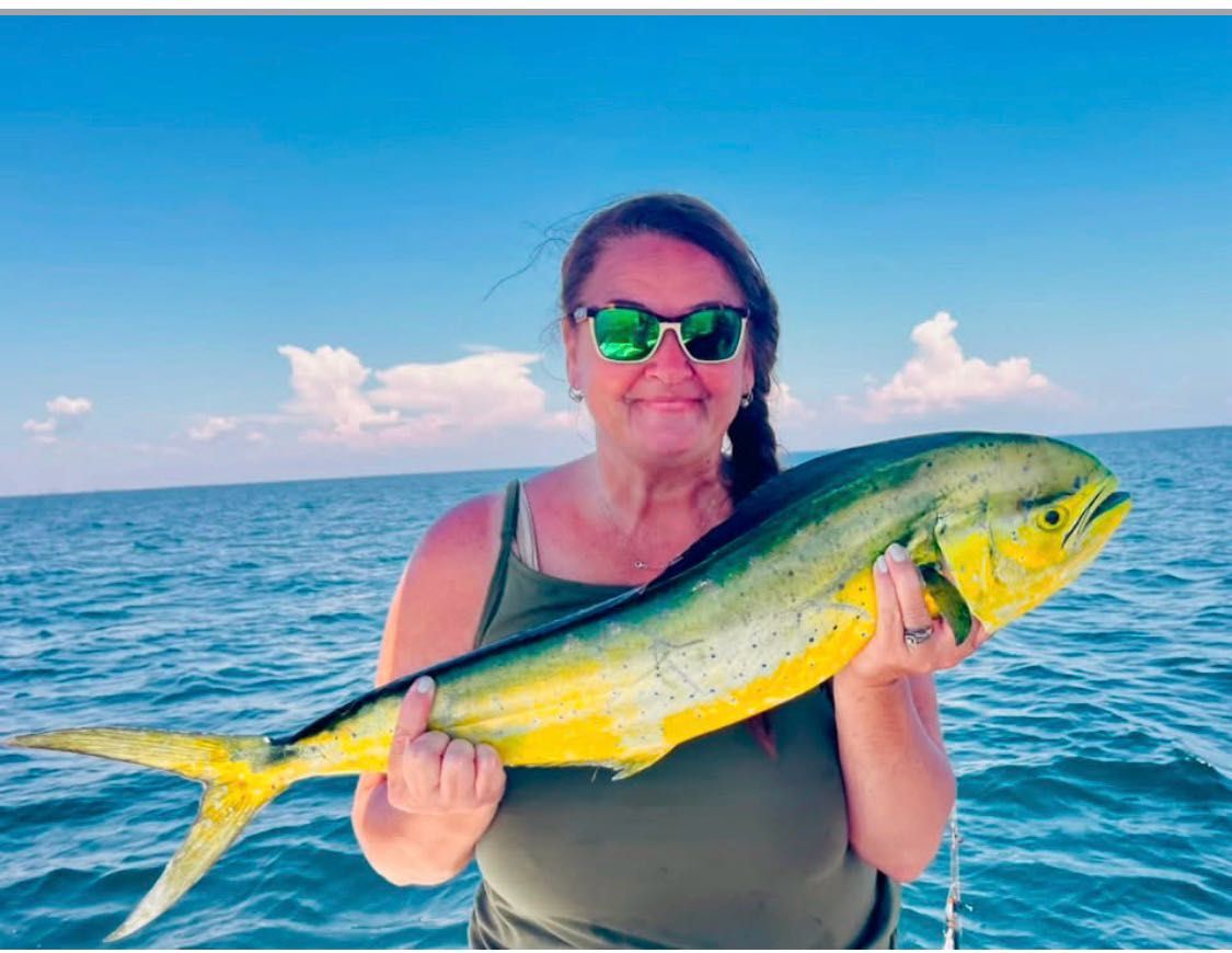 Mahi mahi catch from Panama City FL fishing trip