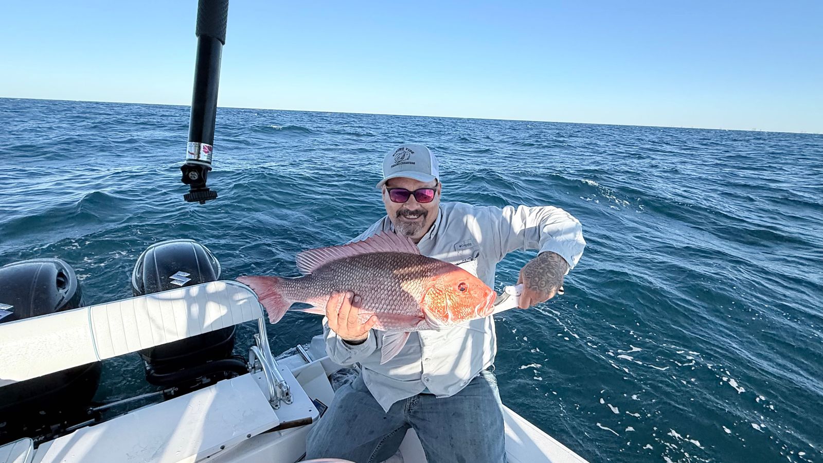 Southern black bream caught while fishing in FL
